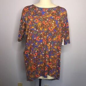 LuLaRoe Boho Paisley Floral Irma- Small- NWT